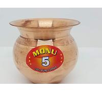 Jarra cobre jarra agua producto ayurvédico indio mano Lota