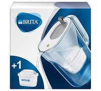 Jarra con filtro de agua para nevera BRITA Style para reducir el cloro, la cal y las impurezas, 2,4 L, gris, el embalaje puede variar