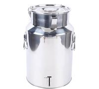Jarra Con Grifo Lata De Leche De Acero Inoxidable 5-88l Con Tapa/grifo/asa, Para Transportar o Almacenar Leche,Capacity-35L