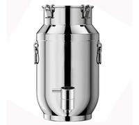 Jarra Con Grifo Lechera Acero Inoxidable 5 Litro Cubo Para Vino/recipiente Para Lácteos/bidón De Leche/jarra Con Tapa Sell,capacity-5liter