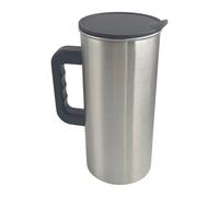 ＡＷＨＡＯ Jarra de Acero Inoxidable, Hervidor de Agua, 1500 Ml, Multifuncional, Recipiente Grande para Bebidas con Tapa, Portátil, para Hoteles Y Hogares, Negr