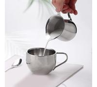 Jarra de acero inoxidable para café Master the Art of Latte and Cappuccino (90 ml)