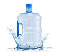 Jarra de agua con asa, 10 litros, transparente, a prueba de fugas, sellada, reutilizable, para el hogar y al aire libre