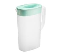 Jarra de agua con tapa - Contenedor de 9,65 pulgadas | Botella de PP: jarra delgada de agua fría de 2500 ml con pico de águila, diseño que ahorra espacio para bebidas en el refrigerador y uso