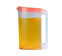 Jarra de agua con tapa y asas, 2200 ml, jarra de té helado, zumo para bebidas caseras, té helado, leche, café, vino