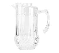 Jarra de agua de 1300 ml Jarra transparente acrílica con tapa y asa Hervidor de agua de gran capacidad Té Cerveza Jugo Jarra de bebida Jarra de agua fría caliente para bar Hogar