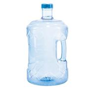 Jarra de agua de 2 galones (7,5 L) transparente resistente de policarbonato de grado alimenticio con tapa y asa a prueba de fugas de 55 mm, botella de agua portátil resistente a 20-100 ℃ para camping