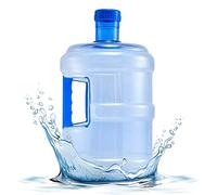 Jarra de agua de 7, 5 l con asa, grado alimenticio, a prueba de fugas, transparente, sin olor, sellado, reutilizable, a prueba de polvo, contenedor de botella de agua portátil para el hogar al aire li