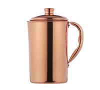 Jarra de agua de cobre puro (99.74%) | Jarra de cobre para beneficios para la salud Ayurveda (1.5 litros)