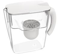 Jarra de agua filtrada número 1 claramente filtrada/modelo actualizado/objetivos 365+ contaminantes, por ejemplo, Microplásticos fluoruro cloro, PFAS, plomo arsénico, última intervensión de BPA/BPS