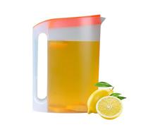 Jarra de agua - Jarra de zumo de fruta Pitcherr | Jarra Waterr con tapa y asa | Depósito de agua para frigorífico para bebidas frías y calientes | Hecho a mano