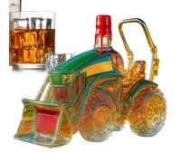 Jarra de Alcohol, diseño creativo en 3D botella de vino tractor | Decantador de decorativo para bar de casa amantes de whisky familia escaparate hombres