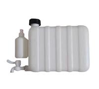 Jarra de almacenamiento de agua de 9 l - Cubo portátil para transporte de agua para acampar tanque de agua dulce con grifo | Remolque de camiones autocaravanas, uso de emergencia, contenedor de agua