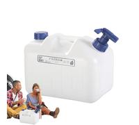 Jarra de almacenamiento de agua potable para camping, 10 L, 15 L, depósito de agua a prueba de fugas con grifo, botella de gran capacidad y grifo, dispensador de depósito de agua portátil, depósito de