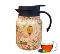 Jarra de café aislada, 16,5 x 11 cm, tetera de acero inoxidable con colador, jarras aisladas con forro interior de acero inoxidable 316 y mango de polipropileno para amigos en casa, varios colores