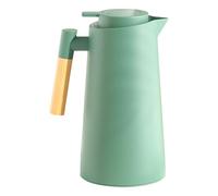 Jarra de café aislada - Jarra de forrada de vidrio de 1000 ml - Jarra de té para cocina, hogar, viajes, al aire libre, mesita de noche, restaurante, comercial