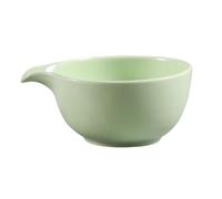 Jarra de cerámica con pico vertedor, antigoteo, for café, leche y salsas. Base antideslizante sin esmaltar Servicios de Catering(Groen)