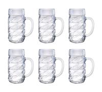 Jarra de Cerveza, Taza de Cerveza - Juego de 6, Diamond, 1 L
