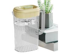 Jarra de con tapa, recipientes de con tapas - Recipiente de dispensador de agua para refrigerador de 2,5 L - Jarra de té de alimenticio, jarras de de contenedor de ea