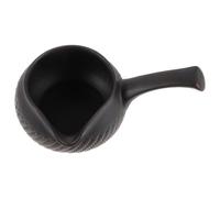 Jarra de Crema de Cerámica Vintage 190ml con Asa y Boquilla | 190 Ml, Boca Ancha y Agarre Antideslizante, Uso Multipropósito para Cocina y Emplatado Profesional