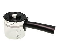 Jarra de cristal AT4066010500 compatible con/pieza de repuesto para cafetera espresso Ariete 1340 Caffè Mokita, portafiltros