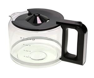 Jarra de cristal compatible con/pieza de repuesto para cafetera Krups SS-208882 KM760D Aroma Partner
