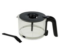 Jarra de cristal compatible con/pieza de repuesto para cafetera Philips 996510073714, CP9948 HD7761..Grind & Brew