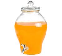Jarra de cristal para bebidas con grifo 6,5 l