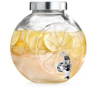 Jarra de cristal para bebidas con grifo de 5,4 l