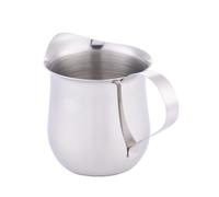 Jarra de espuma de leche de acero inoxidable, jarra de vapor, taza espumadora de leche para café, estrictamente seleccionada, segura para alimentos, a prueba de óxido, a prueba de manchas, adecuada