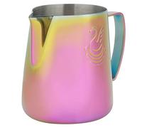 Jarra de espuma de leche de acero inoxidable Leche Café Capuchino Latte Art Barista Jarras de vapor Jarra de leche Taza Crema Jarra Jarra de espuma con leche(400 ml)