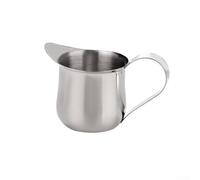 Jarra de espuma de leche para elaborar lattes y capuchinos, diseñada para un agarre cómodo y un control óptimo (60 ml)