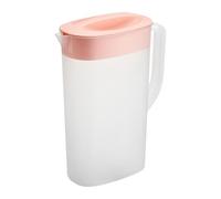 Jarra de frigorífico XL de 2,5 l con tapa, jarra fina de 7,5 cm de ancho | La puerta del refrigerador - Jarra de agua resistente al calor e irrompible de polipropileno con caño en V antigoteo