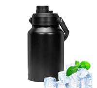 Jarra de galón | Botella de agua helada de acero inoxidable | Botella sellada al vacío para bebidas frías Camping, deportes
