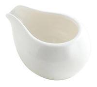 Jarra de leche cerámica for restaurante, crema, jarabe, dispensador espuma, té la tarde, café, herramientas for cafetera, boca redonda, 3 uds para Latte Art(White)