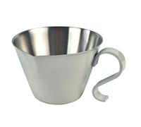 Jarra de leche de acero inoxidable de 100 ml, taza de vapor de leche, taza de café con leche, adecuada para arte con leche fácil y hacer café, jarra de espuma de leche de acero inoxidable