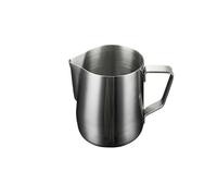 Jarra de leche de acero inoxidable Jarras de leche 100/350/600ml, jarra espuma artesanal acero inoxidable a la moda, artística for espumar café, tazón taza(350ml)