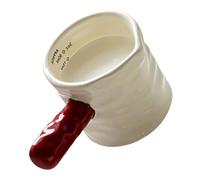 Jarra de leche de café de cerámica con marcas de medición precisas Recipiente para crema para arte y Lattes en hogar Jarra de leche con medidas