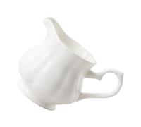Jarra de Leche de Cerámica Color Claro 230ml Boquilla Única