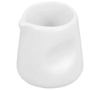 Jarra de Leche de Cerámica en Color Claro, Diseño Creativo, Pieza Elegante