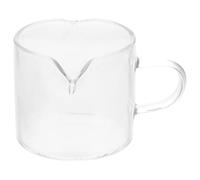 Jarra de Leche de Vidrio de 75ml, Diseño Elegante para Mesa | Uso Leche y Pudín, Adecuado como Detalle de Inauguración, Formato Compacto de Cocina