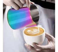 jarra de leche, Jarra for espumar leche for cafetera, taza de acero inoxidable, jarra café, color negro Cupize