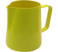 jarra de leche, Jarra for espumar leche for cafetera, taza de acero inoxidable, jarra con forma flor, boquilla relieve for café elegante, espumador 600 ml