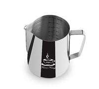 Jarra de leche OneChois jarra de leche de acero inoxidable perfecta para espumador de leche Capuchino espuma de leche Cafe Art jarra de espuma (900 ml) 32 oz