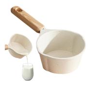 Jarra de leche para servir - Natural Stone 23,5 x 8,5 x 5,5 cm | Butter Melting Pot | Small Sauce Pan Seasoning Maker Mini Saucepa| For Soup Tea Coffee Sauce Cereal Chocolate Cooking Kitchen Home