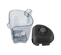 Jarra De Licuadora De 48 Oz, Recipiente De PC Con Conjunto De Cuchillas De Acero Inoxidable, Compatible Con Vitamix, Licuadora Touch And Go, Fácil De Limpiar.