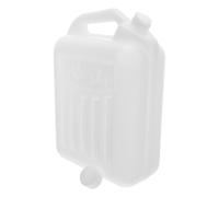 Jarra de Plástico de 5l con Asa y Tapa Hermética para Líquidos | PE Blanco, Boca Ancha, Uso Industrial y Pequeñas Empresas, Apta para Jugo, Aceite y Agua