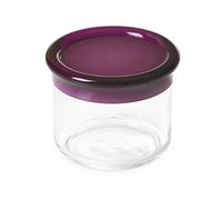 Jarra de plástico Omada Design de 0,5 l, con tapa de plástico y junta de ahorro de frescura, capacidad de 50 cl, Made in Italy, apto para lavavajillas, apilable, línea Trendy