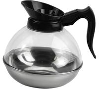 Jarra de repuesto para decantador de café de 2,1 a 3 l, para dormitorio, restaurante, hogar, 16 x 17,5 cm, color negro