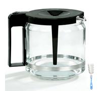 Jarra de repuesto para Technivorm 89830 de 1.25L/40 onzas, jarra de repuesto de jarra de 10 tazas compatible con máquinas de café Moccamaster KBG/CDG/KBGV Select/CD, resistente a los arañazos y
